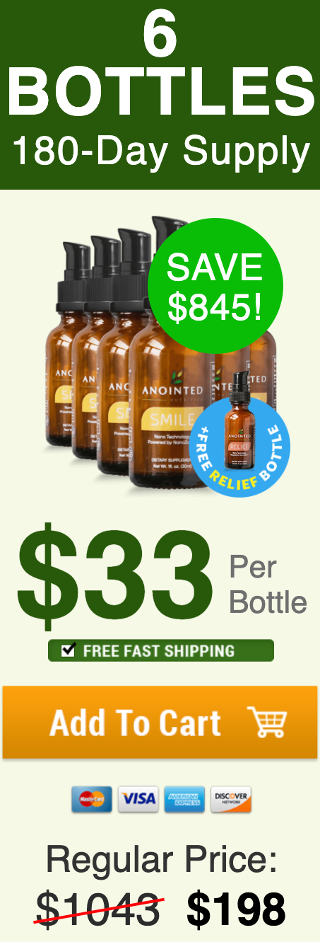 Anointed Nutrition Smile - 6 Bottles